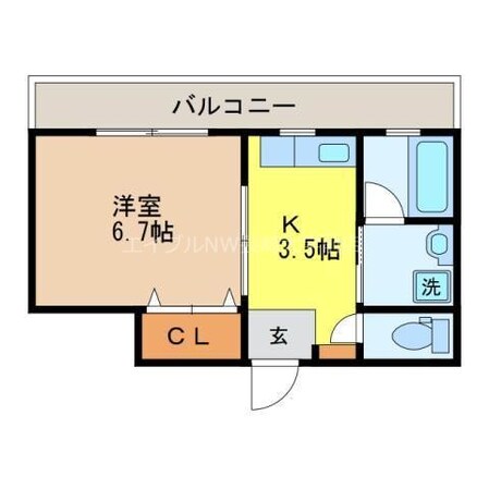 蛍茶屋SCの物件間取画像